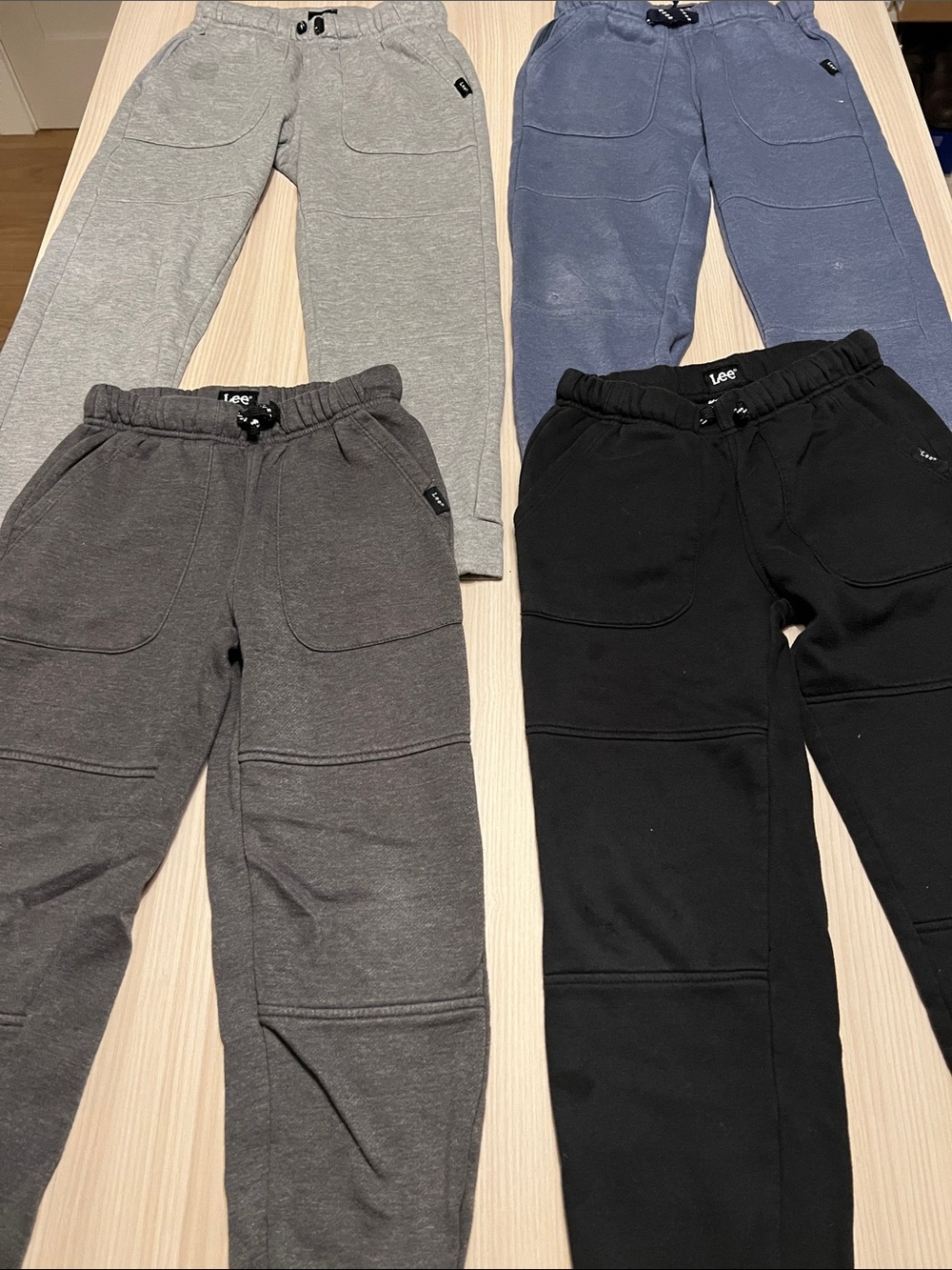 Lee Kids Jogger Pants in Black, Dark Gray, Light Gray, Blue